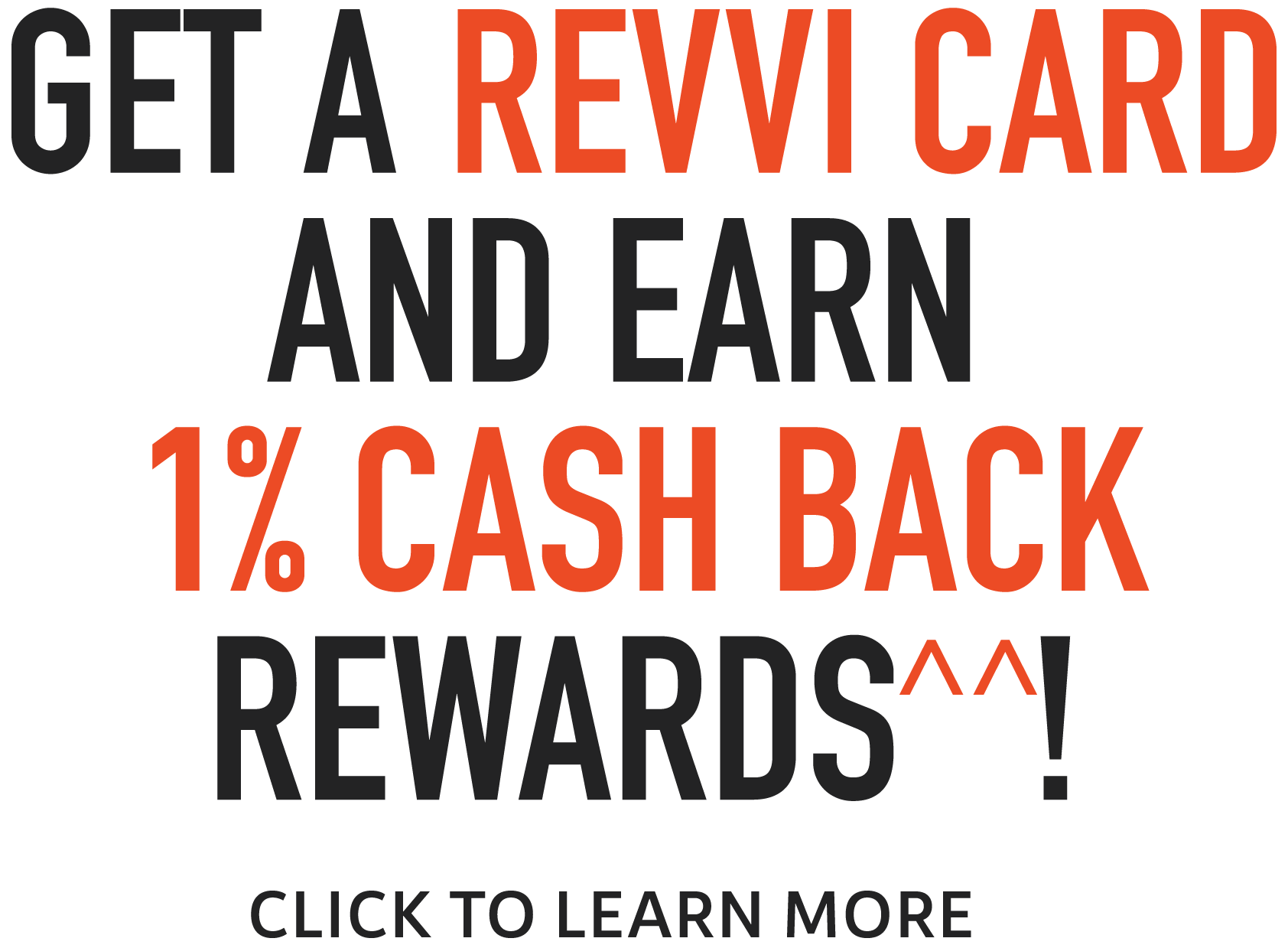Revvi Rewards Offer 1% Cashback on Payments � See Terms and Conditions for Details